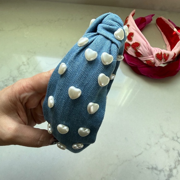 Set of 8 Valentine Headbands Twine and Love Saints Conversation Hearts Jeweled - Picture 12 of 16